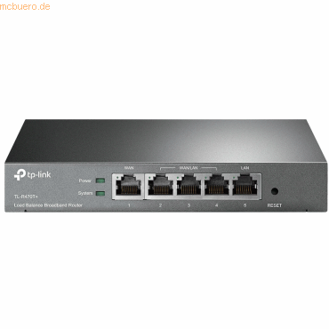 6935364040413 - TL-R470T+ 5-Port Multi-WAN Loadbalance Breitbandrouter TL-R470T+