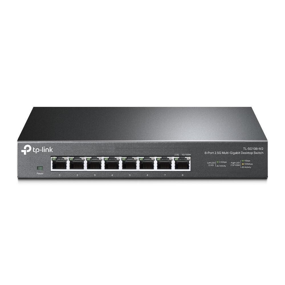 6935364052904 - Tp-link - SG108-M2 8P 25GIGABIT Metall-Gehäuse non-rack unmanageable Switch SG108-M2 8P 25GIGABIT Metall-Gehäuse non-rack