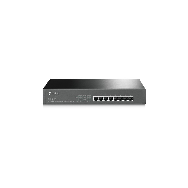 6935364086770 - TP-LINK TL-SG1008MP Unmanaged Gigabit Ethernet (10 100 1000) Schwarz Power over Ethernet (PoE)