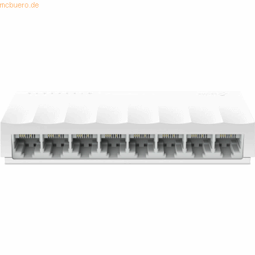 6935364089085 - LS1008 - 8-Port Fast Ethernet Switch (10 100 Mbps) Desktop Netzwerk Switch Ethernet Hub Connect and Play Lüfterlos Unmanaged White