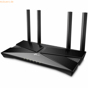 6935364089221 - TP-LINK Archer AX10 - Wi-Fi 6 (80211ax) - Dual-Band (24 GHz 5 GHz) - Eingebauter Ethernet-Anschluss - Schwarz - Tabletop-Router