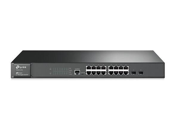 6935364099503 - TP-LINK JetStream T2600G-18TS (TL-SG3216) 16-Port Gigabit + 2 Combo-SFP-Slots Switch