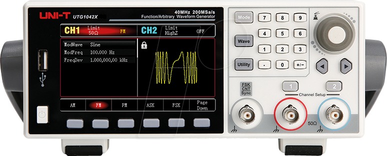 6935750510728 - UT UTG1022X - Funktionsgenerator 20 MHz 2 Kanäle