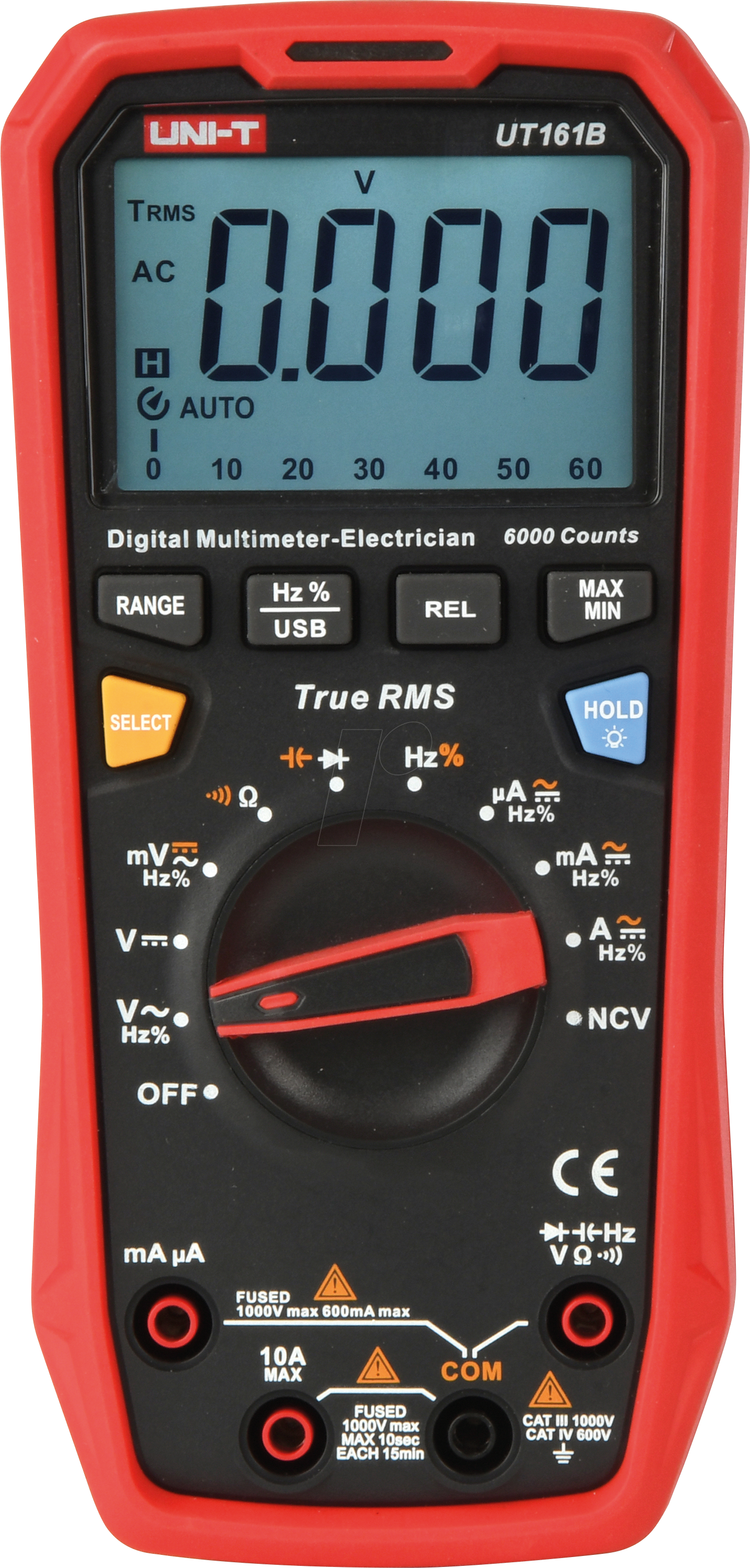 6935750516157 - UT 161B - Multimeter digital 6000 Counts USB