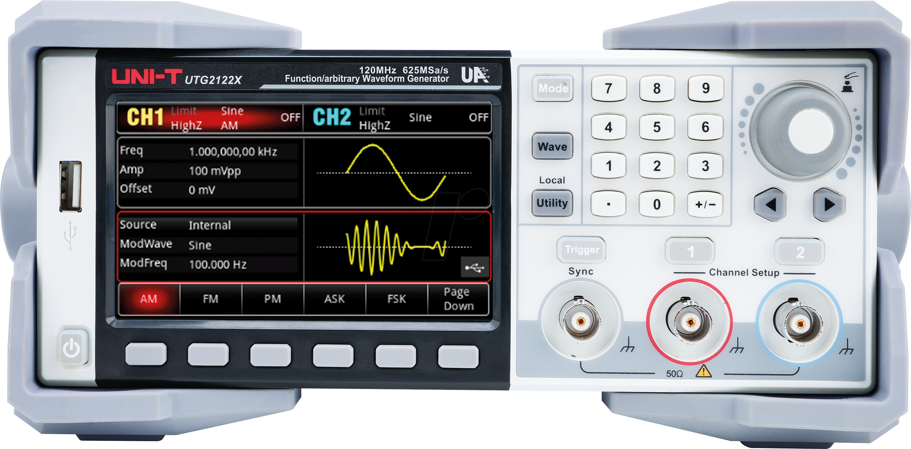 6935750521427 - UTG 2122X - Funktionsgenerator 120 MHz 2 Kanäle