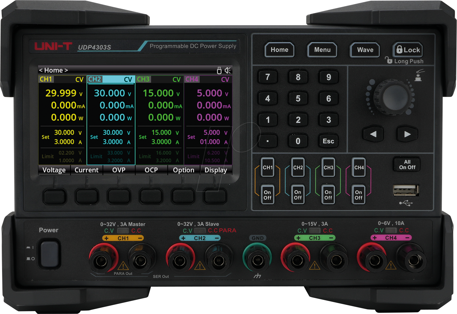 6935750543139 - UT DP4303S - Labornetzgerät UDP4303S 0-32 V 0-3 A 297 W 4 Kanal