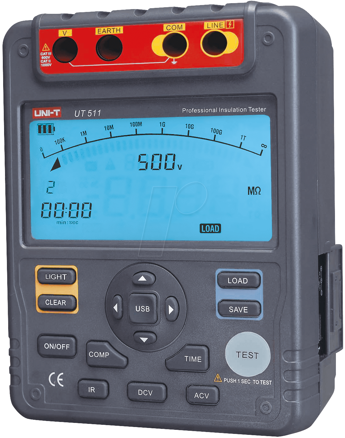 6935750551103 - UT 511 - Isolationsmessgerät mit Analog-Bargraph und Low-Bat Anzeige