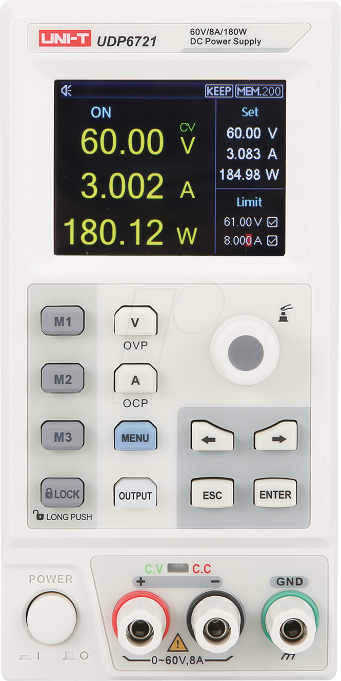 6935750567203 - UT DP6720 - Labornetzgerät UDP6720  0-60 V 0-5 A 100 W 1 Kanal