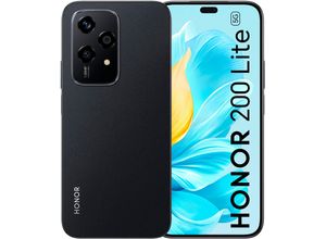 6936520841158 - HONOR Smartphone 200 Lite Mobiltelefone schwarz (mitternachtsschwarz) Smartphone Android