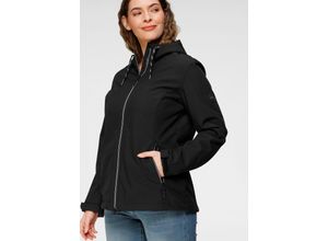 6936694361599 - Große Größen Softshelljacke schwarz Gr48