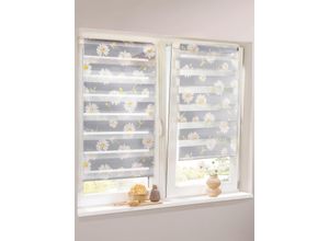 6936782373411 - Bändchenrollo HEINE HOME Gr 4 grau (grau bedruckt) B70cm H150cm Raffrollos