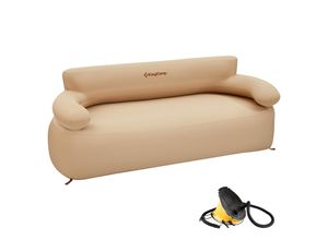 6936876821217 - KINGCAMP Camping Couch Air Sofa XL Aufblasbar Luft Sitz Glamping Garten Möbel