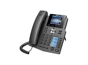 6937295600568 - X4 - VoIP-Telefon mit Rufnummernanzeige - dreiweg Anruffunktion - SIP RTCP RTP SRTP SIP v2 over TLS SIP v2 over UDP SIP v2 over TCP - 4 Leitungen - Schwarz