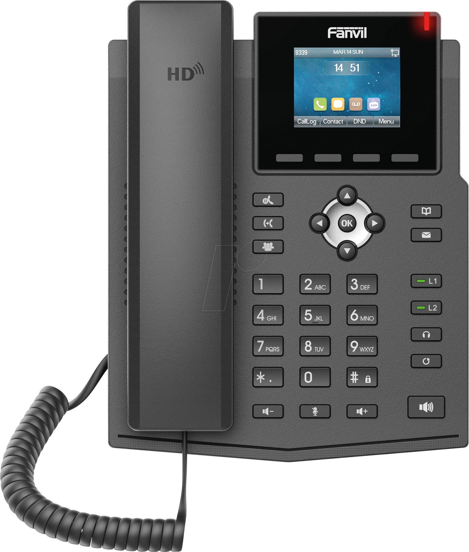 6937295602678 - X3S PRO - IP-Telefon 100 MBit WLAN 4 SIP-Lines