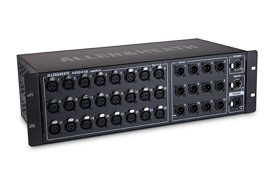 6938122238282 - Allen&Heath AR2412 Audiorack 24 Kanal Stagebox für GLD und QU Digitalmixer