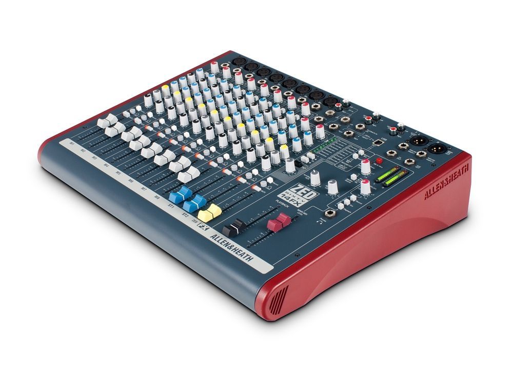 6938122238770 - Allen&Heath ZED60-14FX Mixer 8 Inputs + 2 StereoIN USB Send Return Effekte