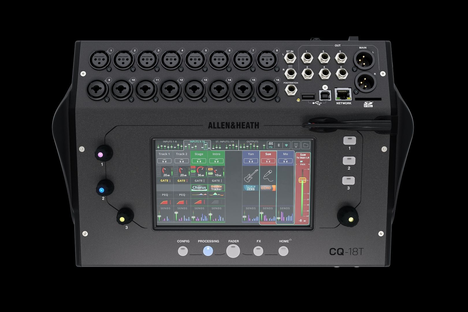 6938122251434 - CQ18T Kompakter Digitalmixer mit Bluetooth