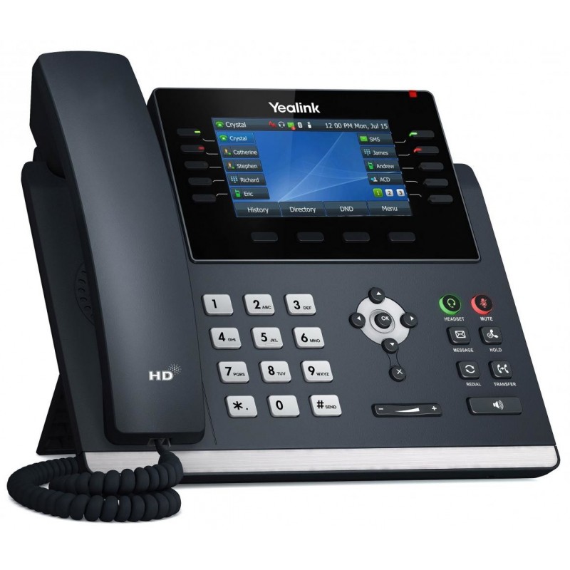 6938818304314 - SIP-T46U - VoIP-Telefon mit Rufnummernanzeige - dreiweg Anruffunktion - SIP SIP v2 - 16 Zeilen (SIP-T46U)