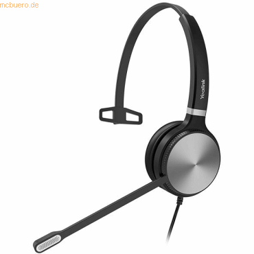 6938818306455 - YHS36 Mono - Headset - On-Ear - kabelgebunden - Quick Disconnect - Schwarz Silber