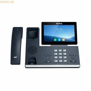 6938818307681 - SIP-T58W PRO - VoIP-Telefon - mit Bluetooth-Schnittstelle mit Rufnummernanzeige - 10 Parteien Anruffunktion - SIP SIP v2 SRTP RTCP-XR VQ-RTCPXR - Classic Gray