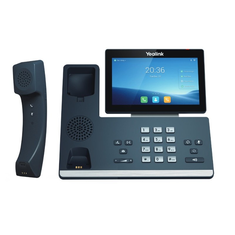 6938818307698 - SIP-T58W Pro with camera - VoIP phone - with Bluetooth interface with caller ID - 10-party call capability - with CAM50 camera