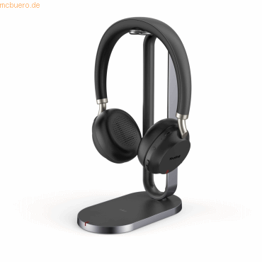 6938818309418 - BH72 Teams - Headset - On-Ear - Bluetooth - kabellos - Adapter USB-A via Bluetooth - Geräuschisolierung - Schwarz (1208609)