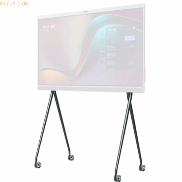 6938818310742 - MB-FloorStand-650 für MeetingBoard 65 grau-silber