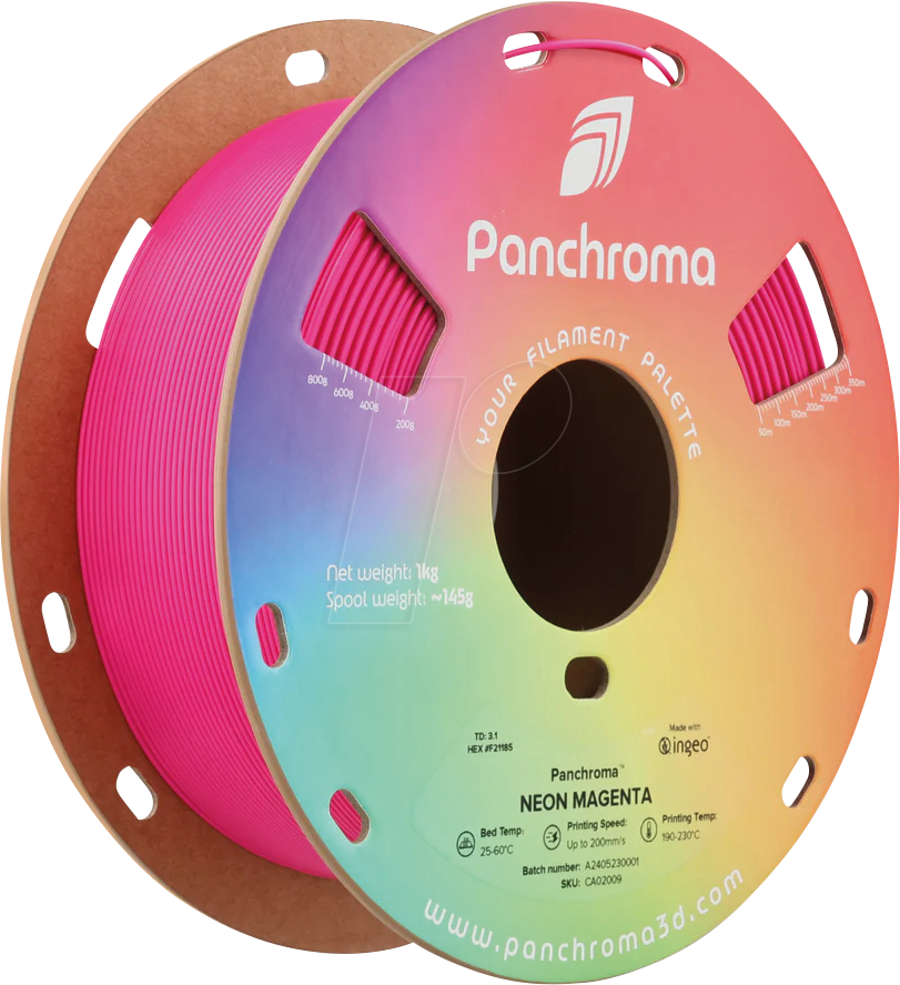 6938936714446 - POLYMAKER CA2009 - Filament Panchroma PLA Neon Magenta 175 mm 1 kg 6938936714446 - POLYMAKER CA2009 - Filament Panchroma PLA Neon Magenta 175 mm 1 kg