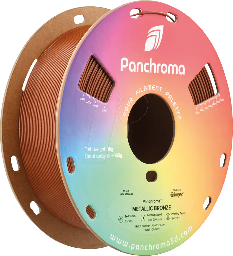 6938936714484 - POLYMAKER CA2013 - Filament Panchroma PLA Metallic Bronze 175 mm 1 kg 6938936714484 - POLYMAKER CA2013 - Filament Panchroma PLA Metallic Bronze 175 mm 1 kg