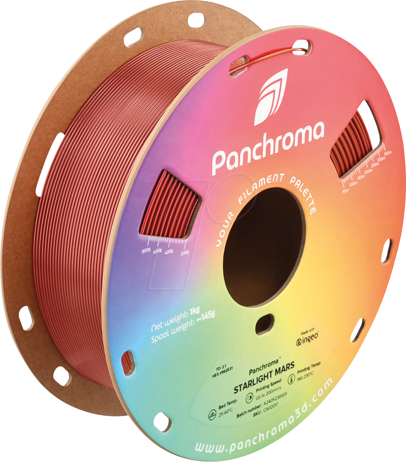 6938936714521 - POLYMAKER CA2017 - Filament Panchroma PLA Starlight Mars 175 mm 1 kg 6938936714521 - POLYMAKER CA2017 - Filament Panchroma PLA Starlight Mars 175 mm 1 kg