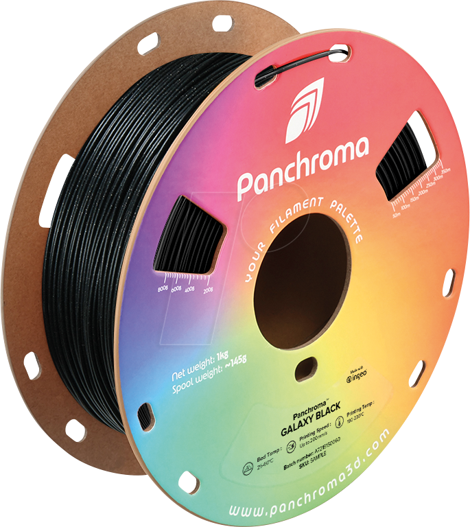 6938936714668 - POLYMAKER CA2024 - Filament Panchroma PLA Galaxy Black 175 mm 1 kg 6938936714668 - POLYMAKER CA2024 - Filament Panchroma PLA Galaxy Black 175 mm 1 kg