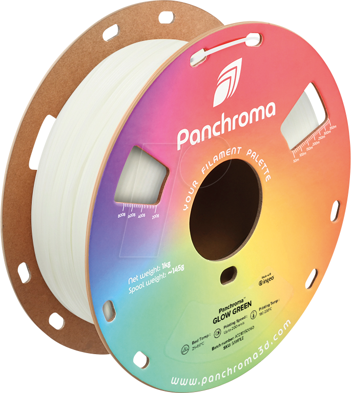 6938936714729 - POLYMAKER CA2030 - Filament Panchroma PLA Glow Green 175 mm 1 kg 6938936714729 - POLYMAKER CA2030 - Filament Panchroma PLA Glow Green 175 mm 1 kg