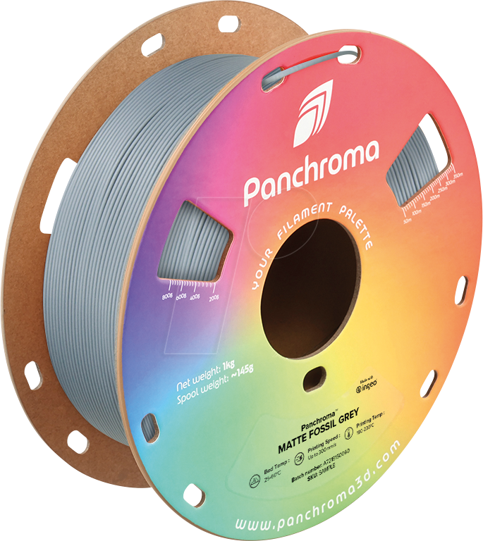 6938936714972 - POLYMAKER CA4020 - Filament Panchroma PLA Matte Fossil Grey 175 mm 1 kg 6938936714972 - POLYMAKER CA4020 - Filament Panchroma PLA Matte Fossil Grey 175 mm 1 kg