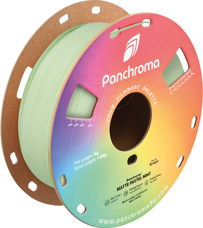 6938936715092 - POLYMAKER CA4032 - Filament Panchroma PLA Matte Pastel Mint 175 mm 1 kg 6938936715092 - POLYMAKER CA4032 - Filament Panchroma PLA Matte Pastel Mint 175 mm 1 kg