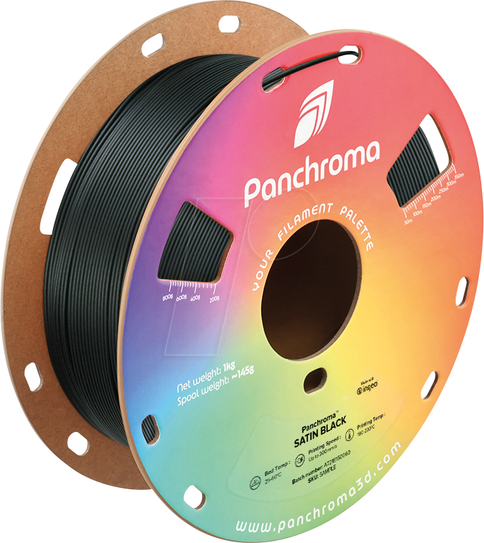 6938936715375 - POLYMAKER CA5011 - Filament Panchroma PLA Satin Black 175 mm 1 kg 6938936715375 - POLYMAKER CA5011 - Filament Panchroma PLA Satin Black 175 mm 1 kg