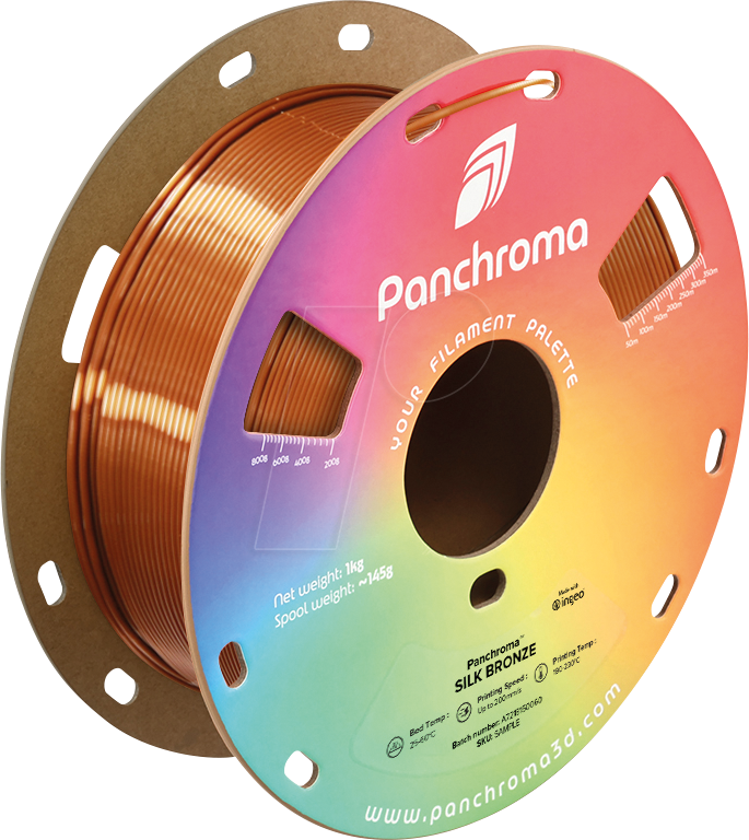 6938936715504 - POLYMAKER CA3004 - Filament Panchroma PLA Silk Bronze 175 mm 1 kg