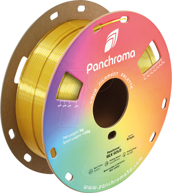 6938936715535 - POLYMAKER CA3006 - Filament Panchroma PLA Silk Gold 175 mm 1 kg