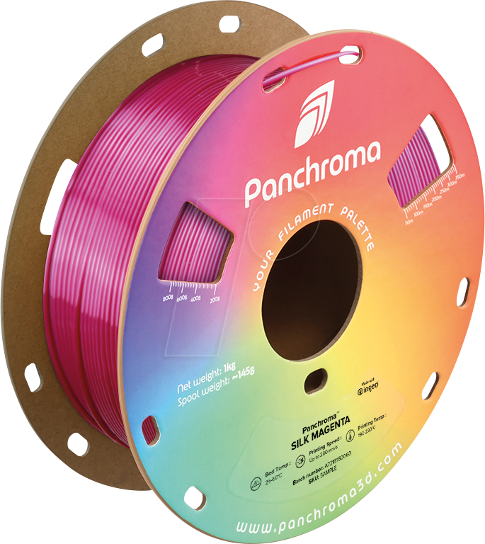 6938936715580 - POLYMAKER CA3010 - Filament Panchroma PLA Silk Magenta 175 mm 1 kg 6938936715580 - POLYMAKER CA3010 - Filament Panchroma PLA Silk Magenta 175 mm 1 kg