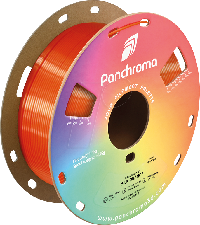 6938936715597 - POLYMAKER CA3011 - Filament Panchroma PLA Silk Orange 175 mm 1 kg