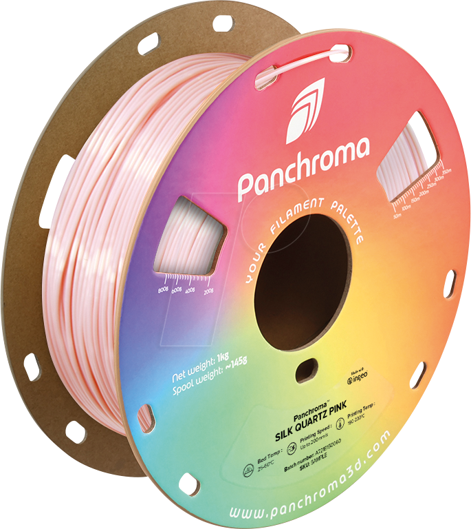 6938936715627 - POLYMAKER CA3013 - Filament Panchroma PLA Silk Quartz Pink 175 mm 1 kg