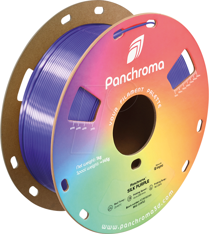 6938936715634 - POLYMAKER CA3014 - Filament Panchroma PLA Silk Purple 175 mm 1 kg