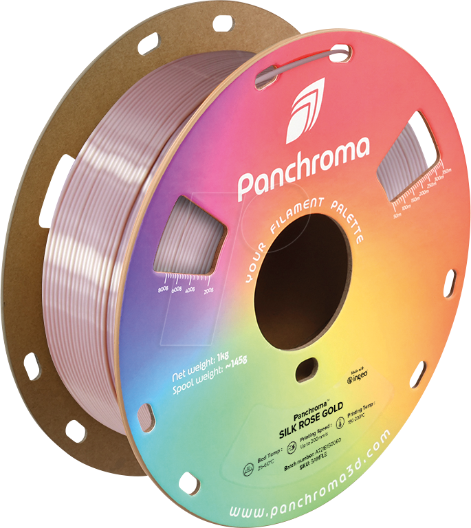 6938936715665 - POLYMAKER CA3017 - Filament Panchroma PLA Silk Rose Gold 175 mm 1 kg