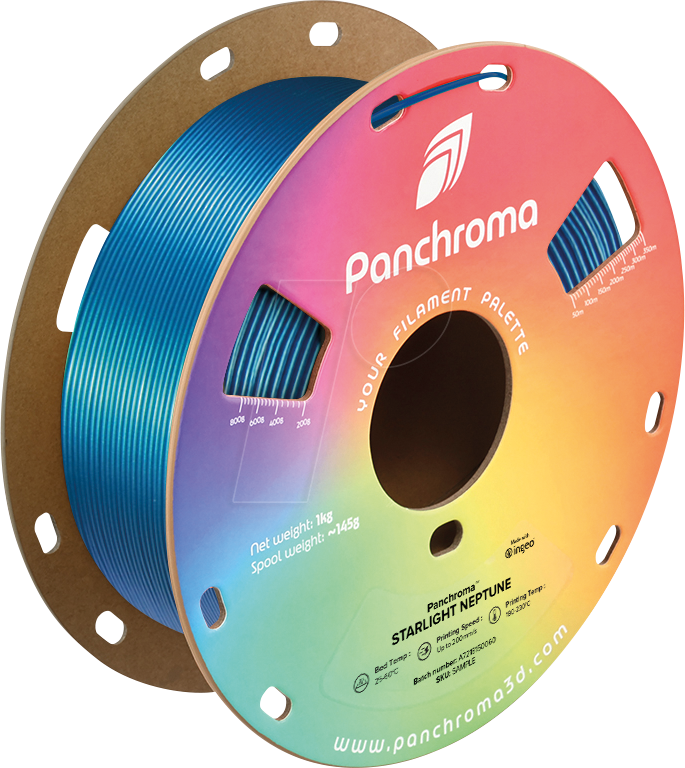 6938936715771 - POLYMAKER CA2021 - Filament Panchroma PLA Starlight Neptune 175 mm 1 kg 6938936715771 - POLYMAKER CA2021 - Filament Panchroma PLA Starlight Neptune 175 mm 1 kg