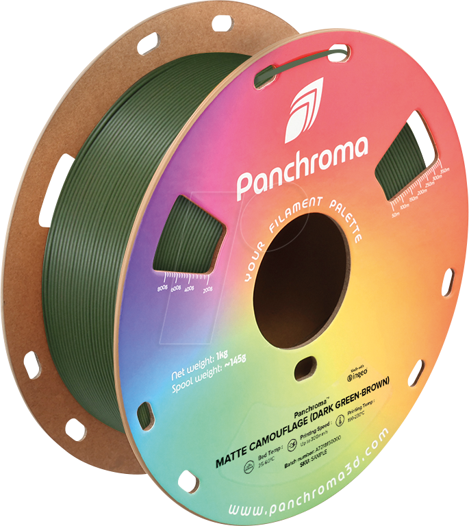 6938936715801 - POLYMAKER CA4042 - Filament Panchroma PLA Dual Matte Camouflage 175 mm 1 kg 6938936715801 - POLYMAKER CA4042 - Filament Panchroma PLA Dual Matte Camouflage 175 mm 1 kg