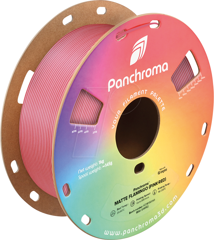 6938936715825 - POLYMAKER CA4044 - Filament Panchroma PLA Dual Matte Flamingo 175 mm 1 kg 6938936715825 - POLYMAKER CA4044 - Filament Panchroma PLA Dual Matte Flamingo 175 mm 1 kg