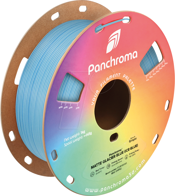 6938936715856 - POLYMAKER CA4047 - Filament Panchroma PLA Dual Matte Glacier Blue 175 mm 1 kg 6938936715856 - POLYMAKER CA4047 - Filament Panchroma PLA Dual Matte Glacier Blue 175 mm 1 kg