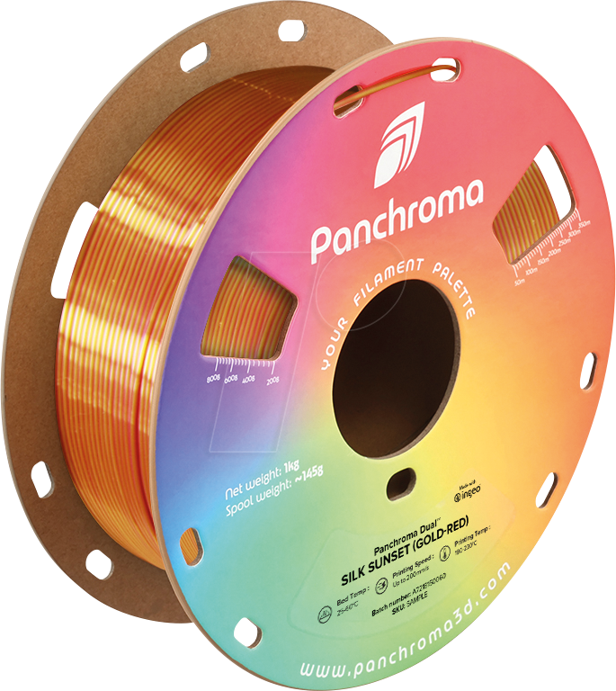6938936715986 - POLYMAKER CA3030 - Filament Panchroma PLA Dual Silk Sunset 175 mm 1 kg 6938936715986 - POLYMAKER CA3030 - Filament Panchroma PLA Dual Silk Sunset 175 mm 1 kg
