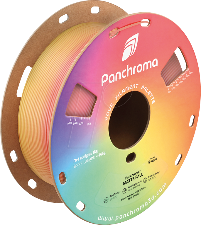6938936716020 - POLYMAKER CA4054 - Filament Panchroma PLA Gradient Matte Fall 175 mm 1 kg