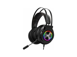 6939119056407 - Havit H654U Gamer Kopfhörer RGB On-Ear Headset mit Mikrofon USB Stereo Sound schwarz