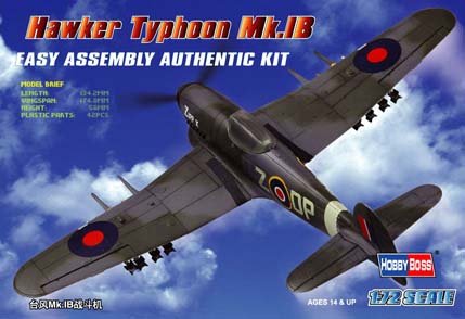 6939319202321 - Hobby Boss 380232 - 1 72 Hawker Typhoon MkIB Fig